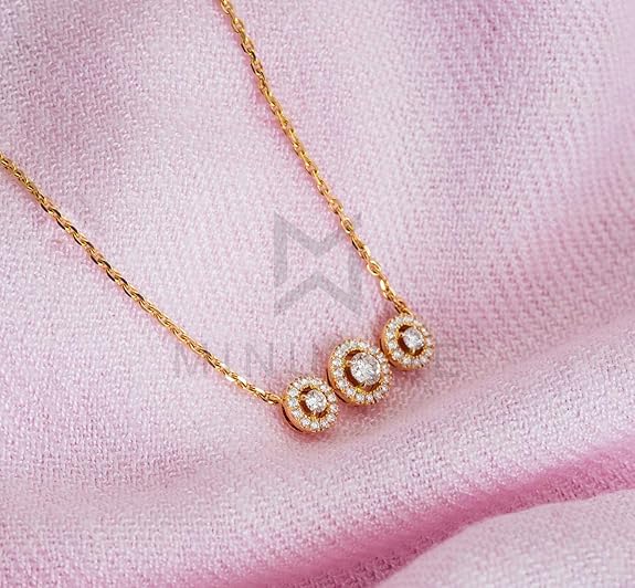 MINUTIAE Pendant Necklace With Austrian Cubic Zirconia For Women And Girls With Extendable Chain - Image 3