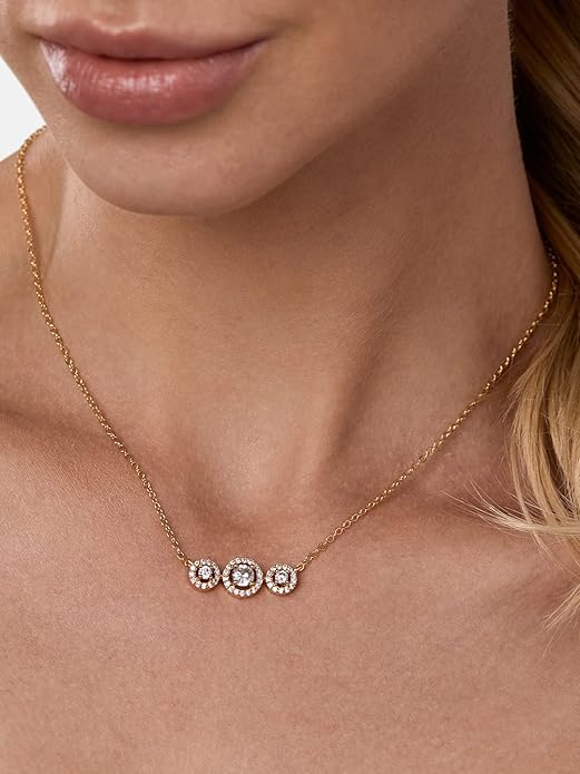 MINUTIAE Pendant Necklace With Austrian Cubic Zirconia For Women And Girls With Extendable Chain - Image 2