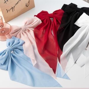 VORSET 2Pcs Hair Bow For Women/Girls | Suits Every Hair Type | Anti-Hair Breakage | Hair Ties for All Occasions | Fancy & Stylish Hair Accessories for Party, Wedding & Daily Uses